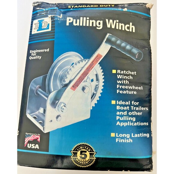 Dutton-Lainson DL1100A Pulling Winch, Spur Gear, No Brake, 1100 Lb Open Box - Picture 1 of 5